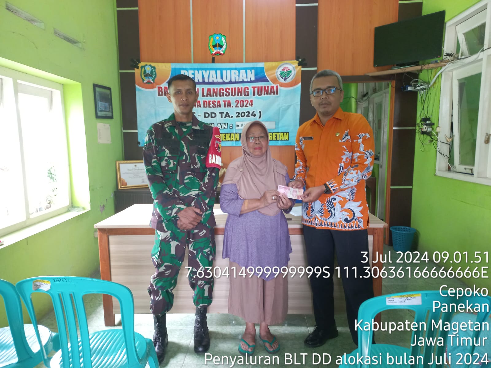 PENYALURAN BANTUAN LANGSUNG TUNAI DANA DESA (BLT-DD) #6 TAHUN 2024