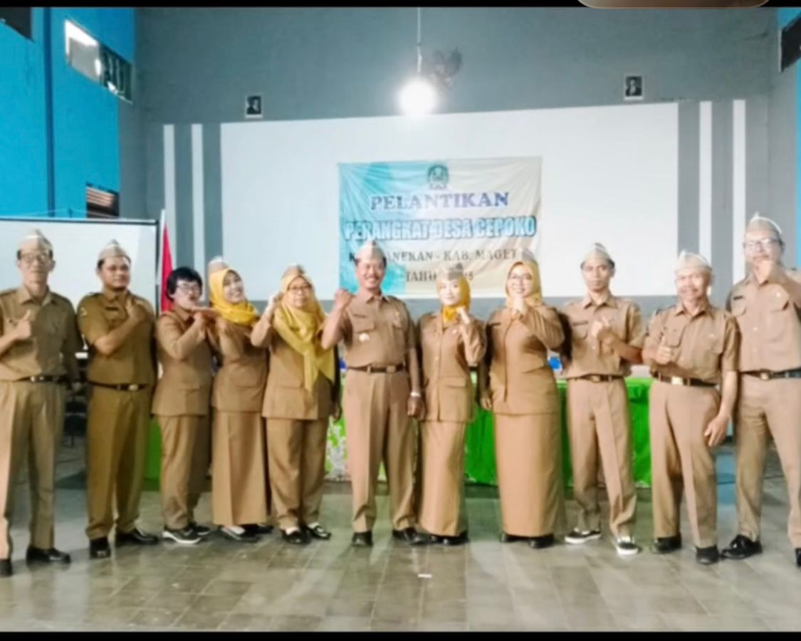 PELANTIKAN PERANGKAT DESA CEPOKO TAHUN 2025