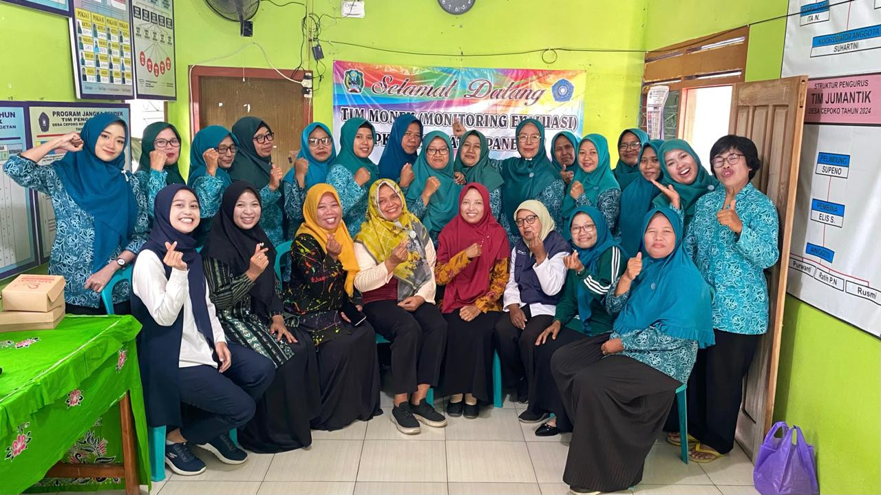 MONITORING DAN EVALUASI POKJA PKK DESA CEPOKO