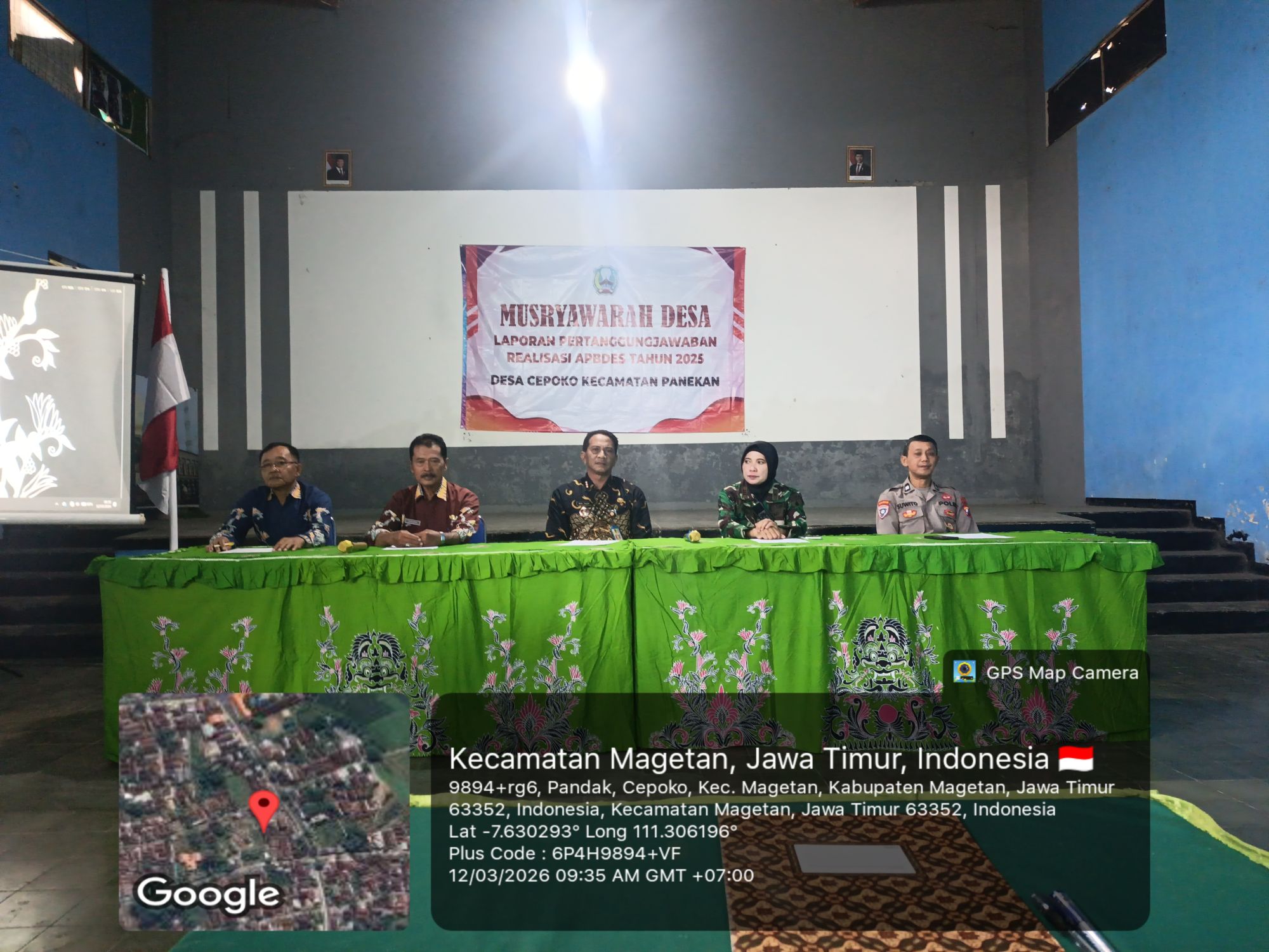 MUSDES LAPORAN PERTANGGUNGJAWABAN LPJ TAHUN 2025 DESA CEPOKO KECAMATAN PANEKAN